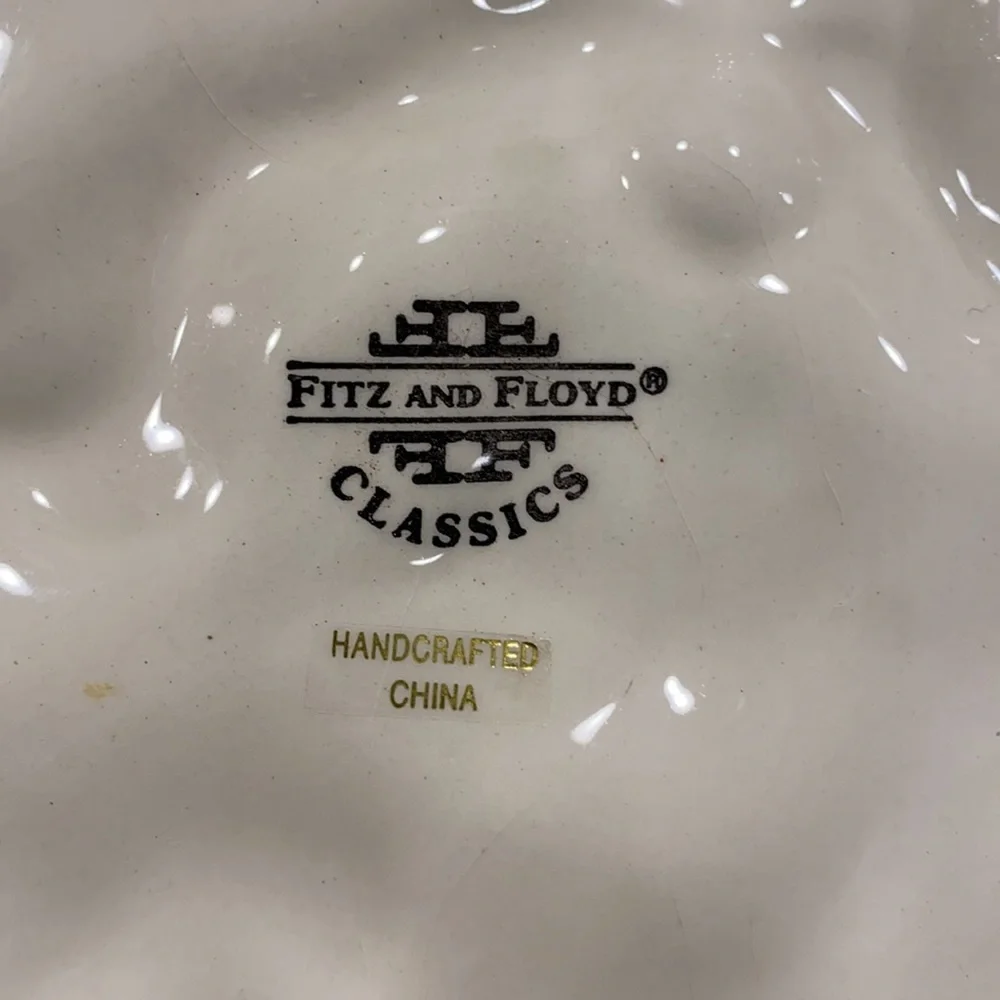 Fitz &‎ Floyd Classics Porcelain Santa Wall Hanger or Candy Dish 8-3/4”x 10-1/2”